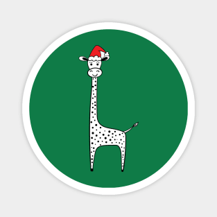 Christmas giraffe Magnet